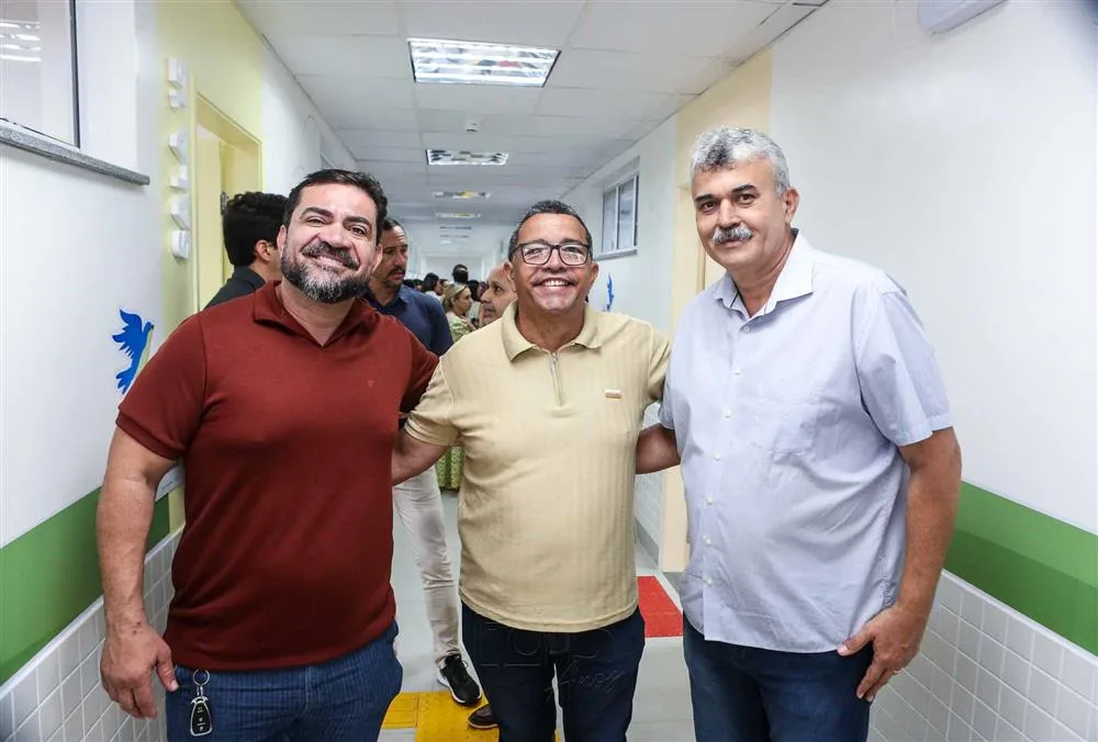 Adriano Oliveira, Francisco Moura e Eudes Bringel