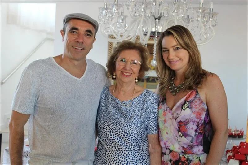 Betinho, Socorro Teles e Louise Santos