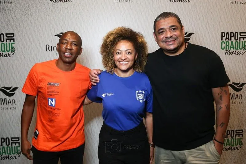 Amaral, Michele Ribeiro e Vampeta