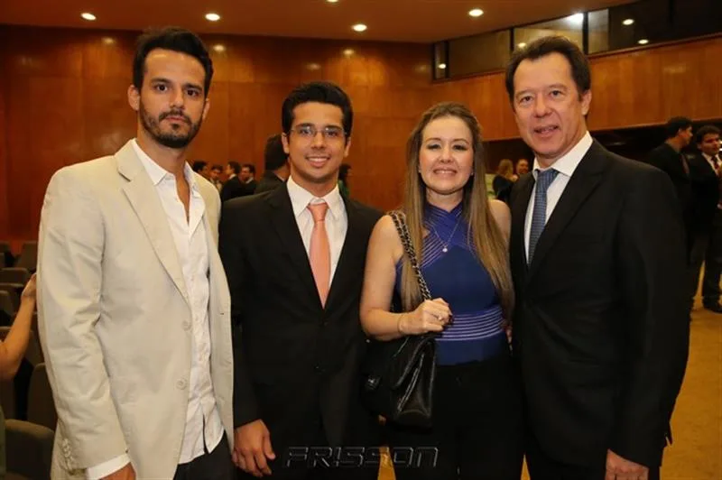 Carlos Jr., Rafael, Liana e Carlos Fujita