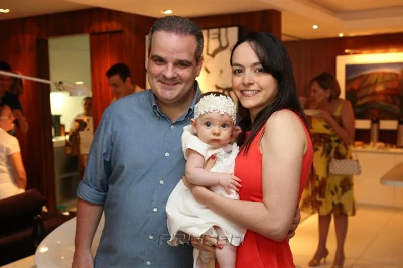 Bernardo, Letícia e Andrea Maia
