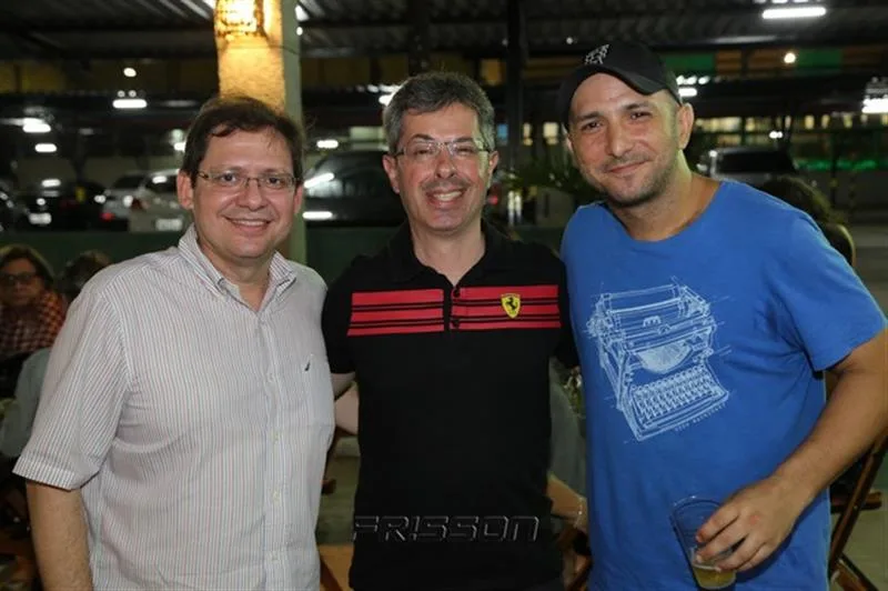 Cláudio Pacheco, André Marinho e Felipe Palhano