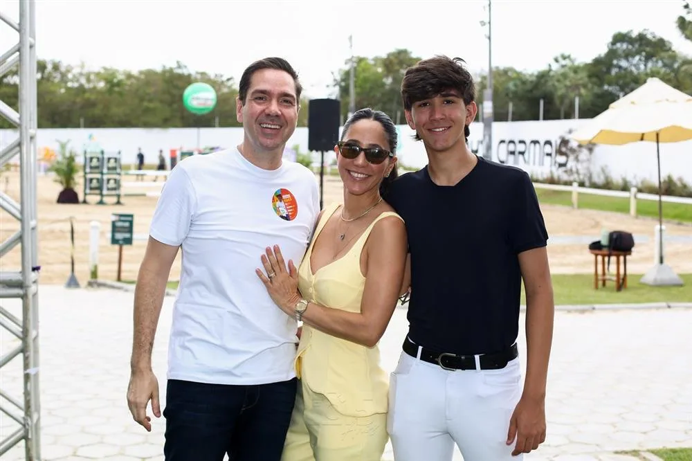 Eduardo, Nádia e Pedro Bismarck