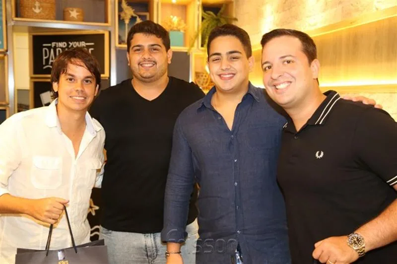 Arthur Matos, João Vitor, Rafael Pinto e Rodrigo Ponte