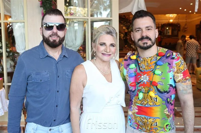 César Martins, Rosângela Dias e Miguel Filho