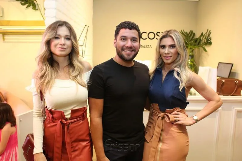 Camily Cruz, Iury Costa e Patrícia Jereissati
