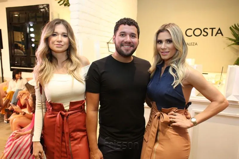 Camily Cruz, Iury Costa e Patrícia Jereissati