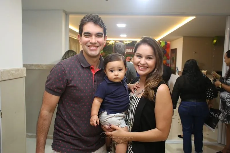 Alexandre, Benício e Elida Berlamino
