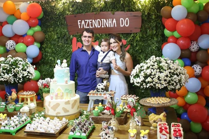 Arthur, Isaac e Juliana Costa Lima