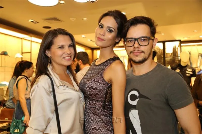 Flávia Martins, Jady Oliveira e Juarez Sousa