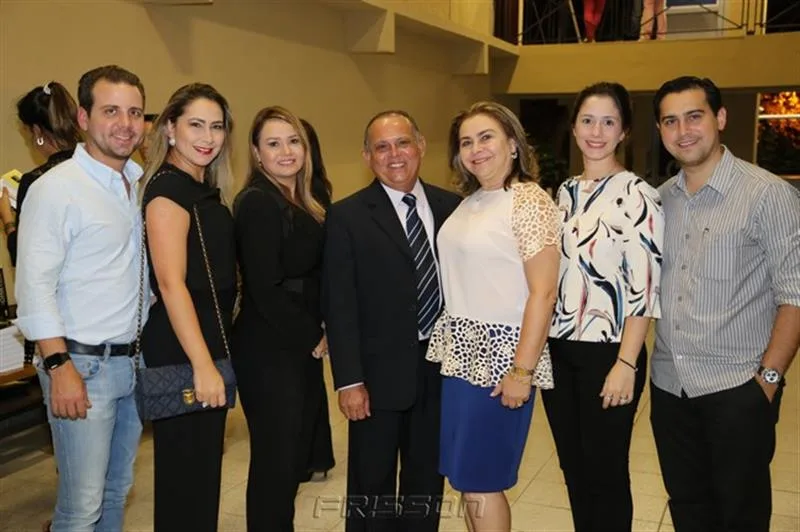 Daniel, Roberta Martin, Darlene Braga, Paulo Silva, Alexandra, Sarah e Paulo Eduardo Rolim