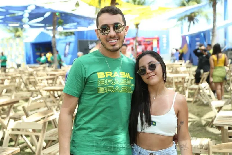 Ginga Fortaleza jogo Brasil x Suiça