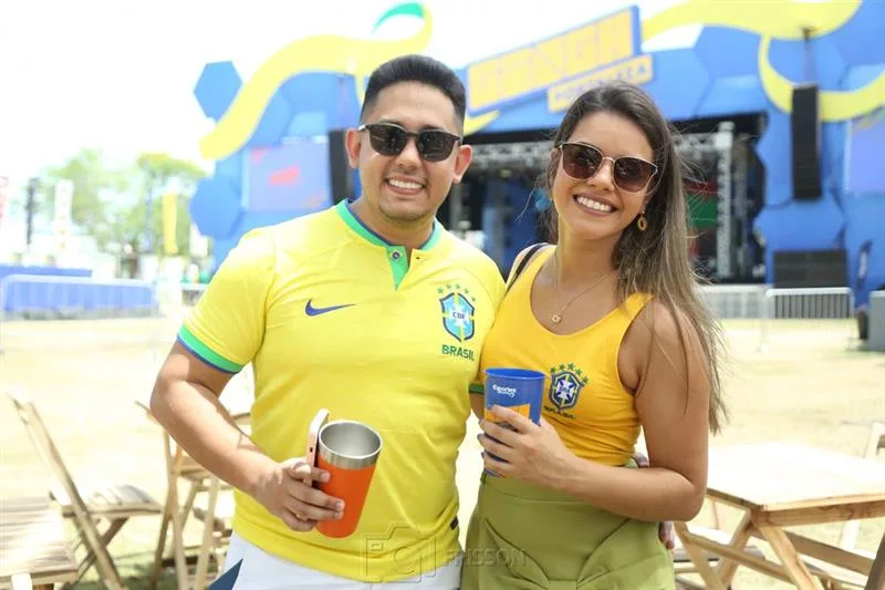 Ginga Fortaleza jogo Brasil x Suiça