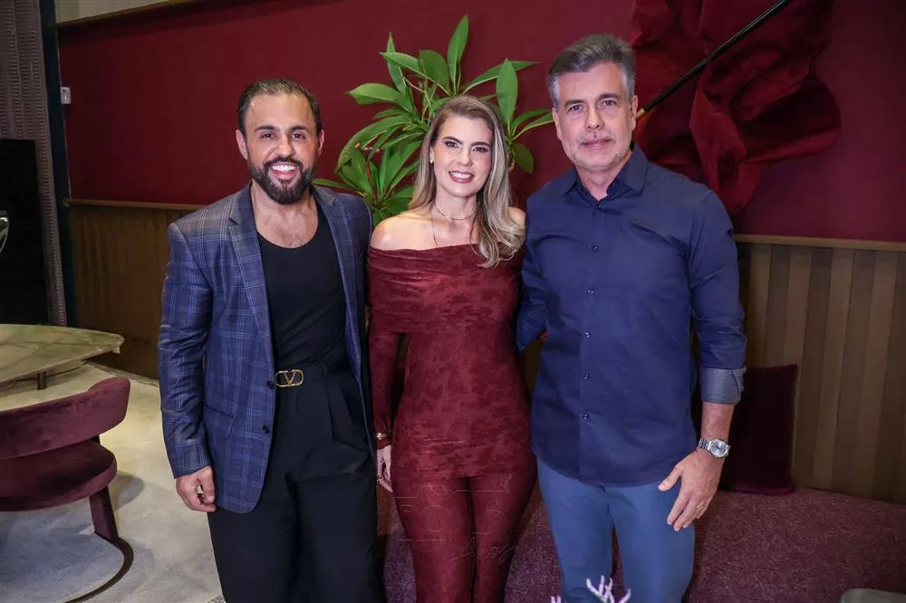 Cícero Marx, Liliane Meira e Alexandre Pereira
