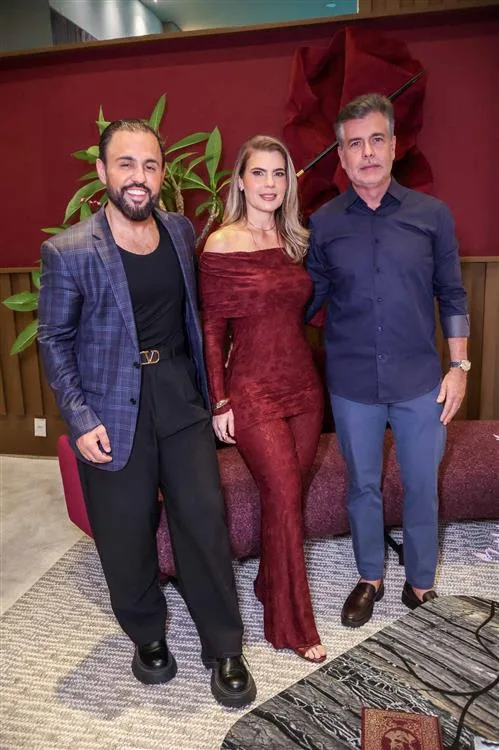 Cícero Marx, Liliane Meira e Alexandre Pereira