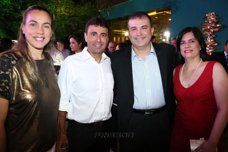 Alexandra e Marcos Novaes, Ricardo e Luciana Bezerra