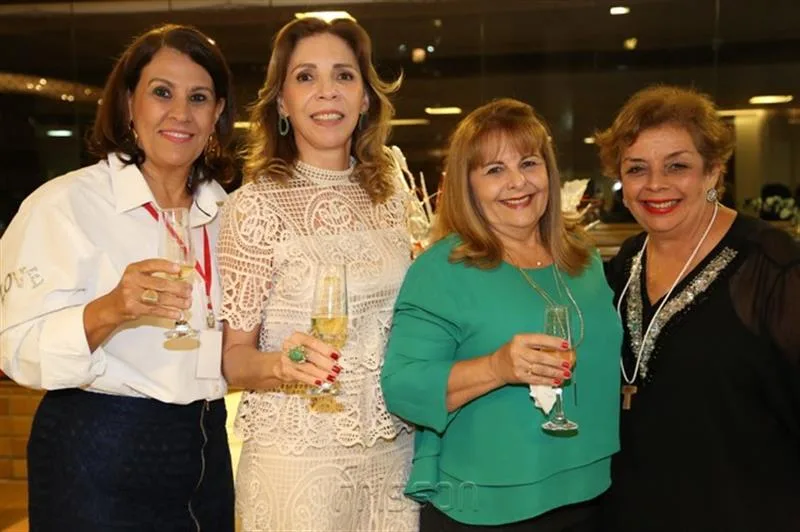 Cinthya Couto, Mônica Studart, Valéria Prata e Maria Carmem Torres de Melo