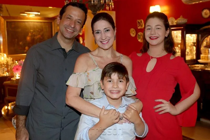 Fred, Vivian, Arthur e Nathalia Albuquerque