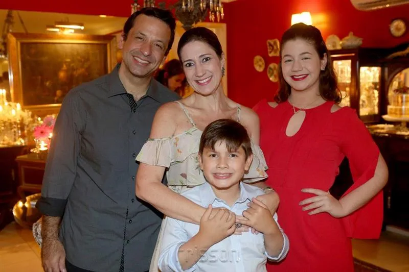 Fred, Vivian, Arthur e Nathalia Albuquerque