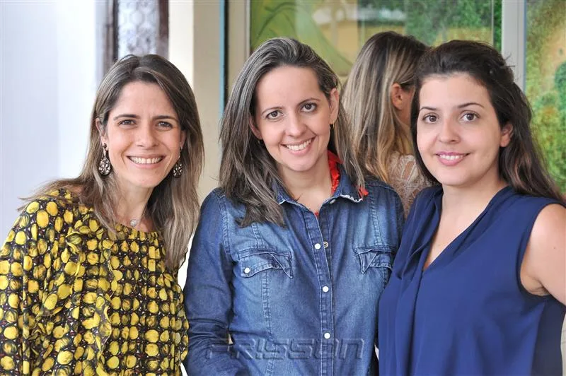 Carla Nogueira, Aline Amorim e Lia Feijó