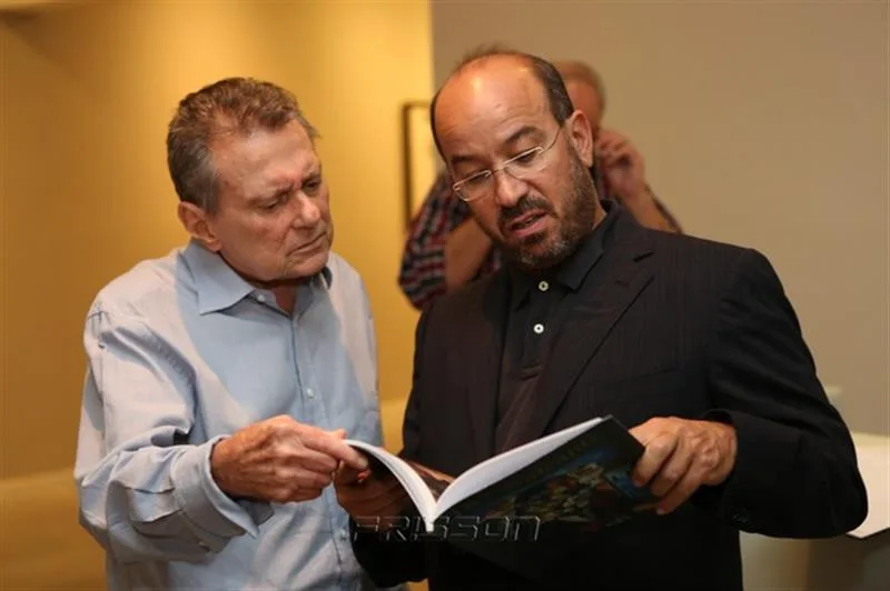 Airton Queiroz e Roberto Marinho Filho