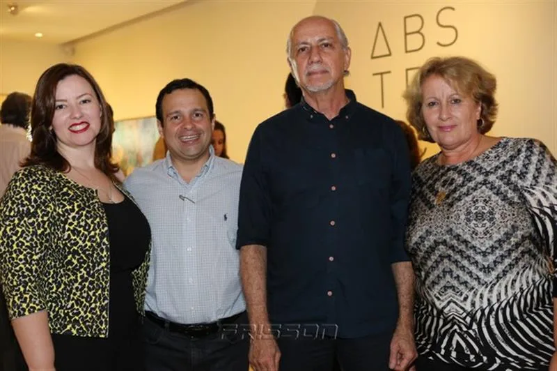 Aline, Igor Barroso, Annette e Marcos de Castro