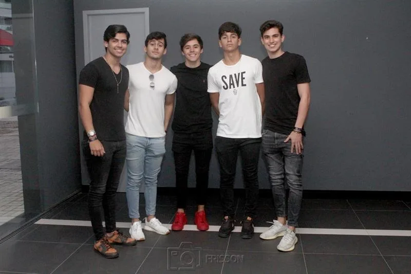 João Victor Montereis, Pedro Meneleu, Lucca Moraes, Walaci Ribas e Leonardo de Almeida