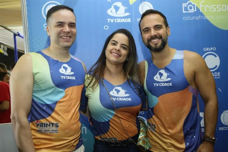 Adriano Sena, Renata Ferreira e Valdo Figueredo