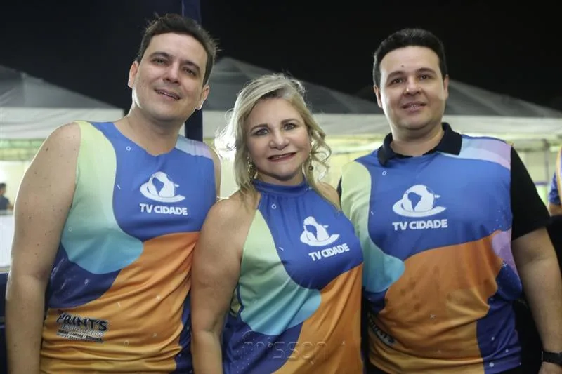 Alysson, Rosangela Dias e Neudo Rodrigues