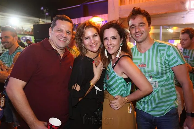 Augusto e Luciana Borges, Joana Fiuza e Lorenso Rola