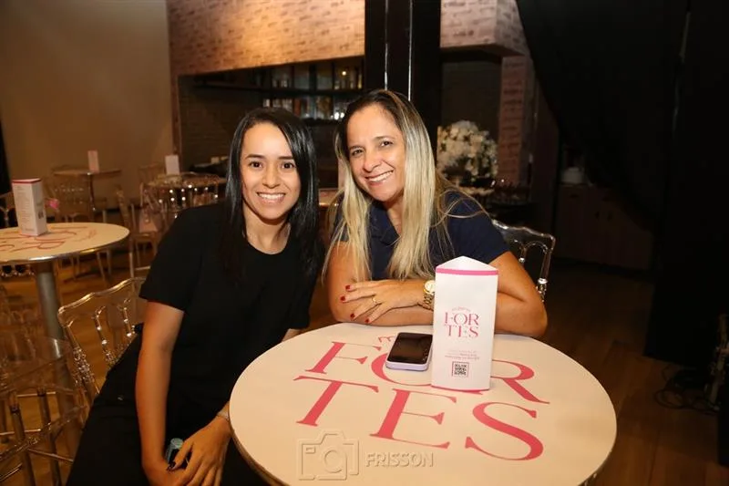 Aline Rodrigues e Jocy Jinkings