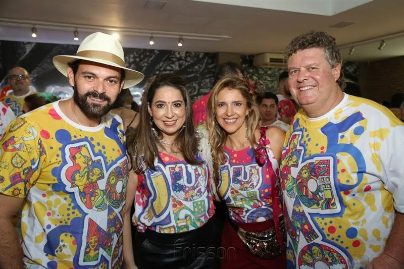 Clóvis, Anelise Holanda, Eliziane e Evandro Colares