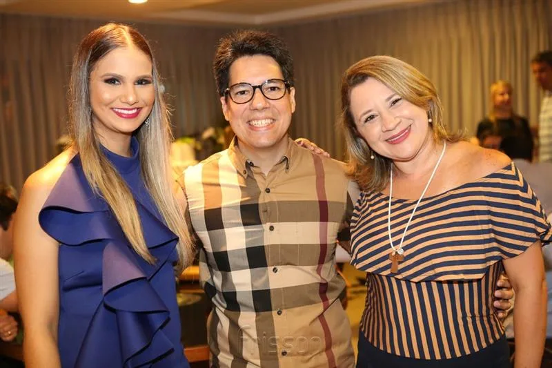 Aline, Andrei Aguiar e Leiliane de Castro