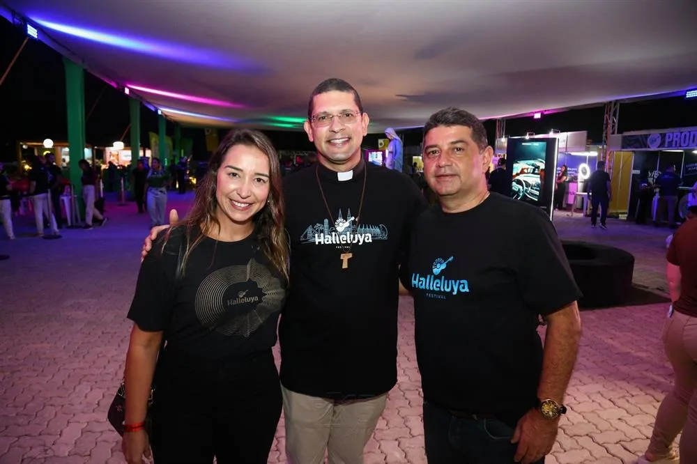 Cintia Gurgel, Padre Adler Trindade e Gustavo Façanha