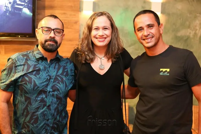 André Santos, Ana Paula Luz e Diego Braga