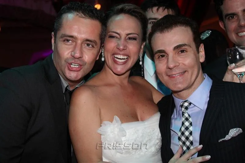 Alex Landi, Karla Petrone e Rodrigo Maia