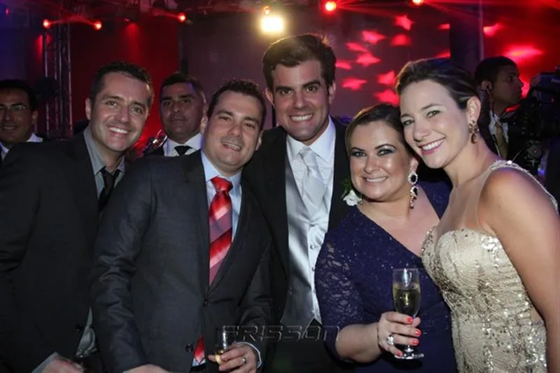 Alex Landi, Miguel Filho, Rafael Feitosa, Briane de Castro e Gaida Dias