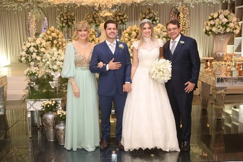 Ângela Bonorandi, Eduardo Narbal, Camille Bonorandi e Ricardo Teixeira