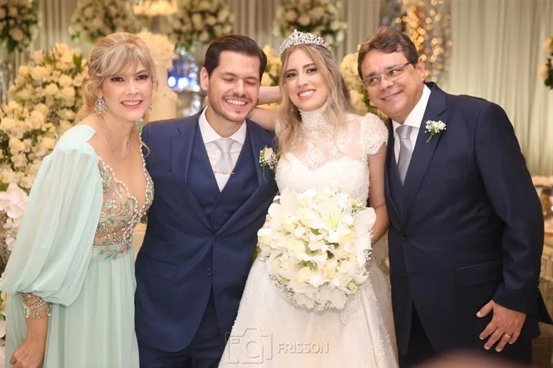 Ângela Bonorandi, Eduardo Narbal, Camille Bonorandi e Ricardo Teixeira