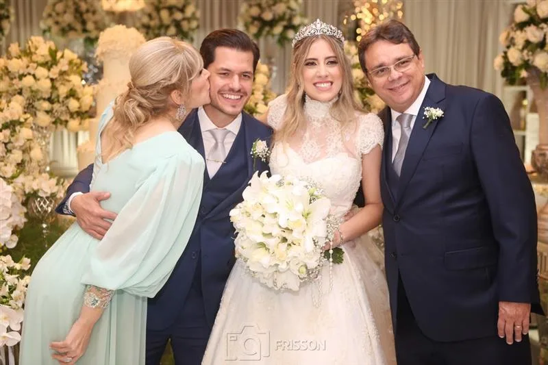 Ângela Bonorandi, Eduardo Narbal, Camille Bonorandi e Ricardo Teixeira