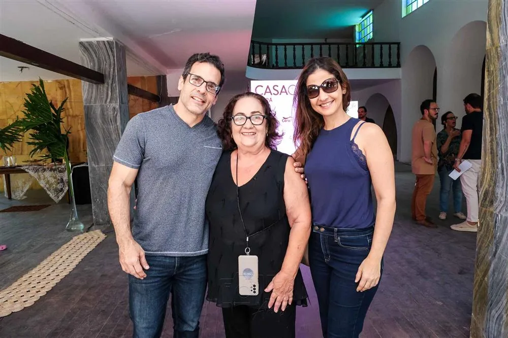 Alexandre Studart, Nereide Figueiredo e Isabel Studart