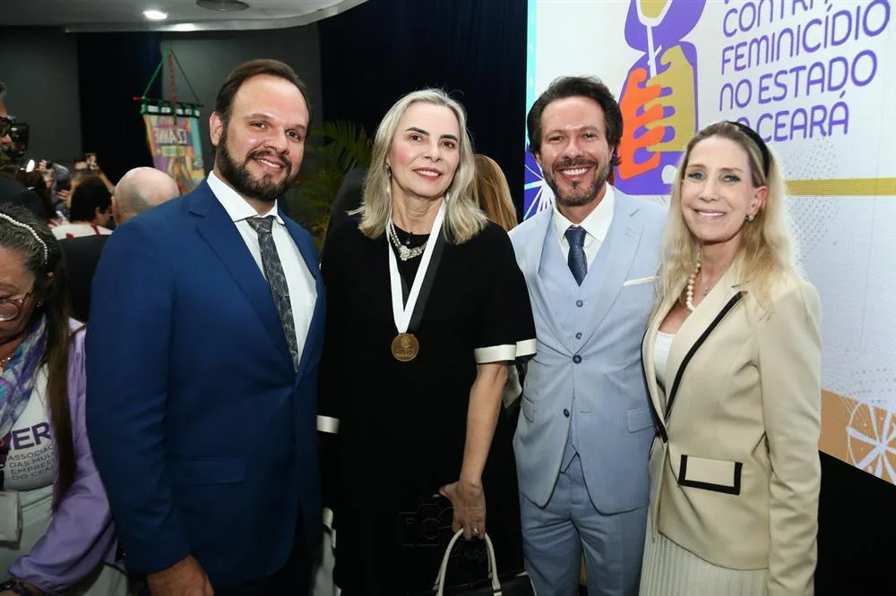 Carlos José Pinheiro, Kátia Arruda, Rafael Xerez e Marjorie Marshall