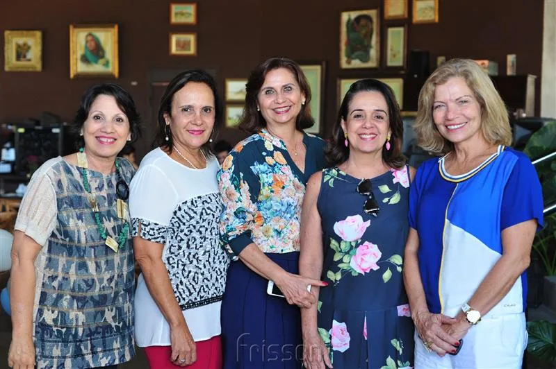 Cláudia Campos, Perla Pessoa, Leninha Campos, Simone Risato e Ana Pinto