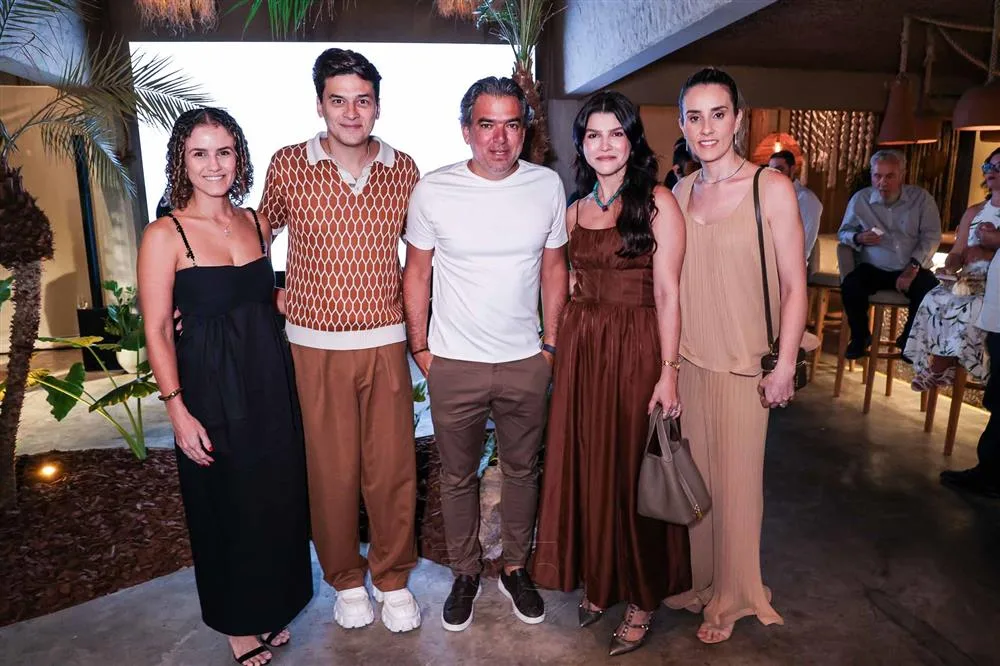 Andrea Verçosa, Pablo Guteres, Marcelo Franco, Liana Otoch e Karine Albuquerque