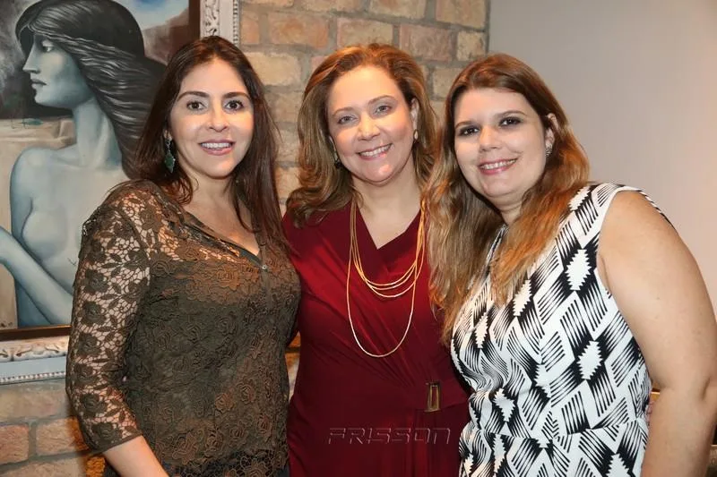 Cristiane Faria, Andréa Delfino e Natasha Pinheiro