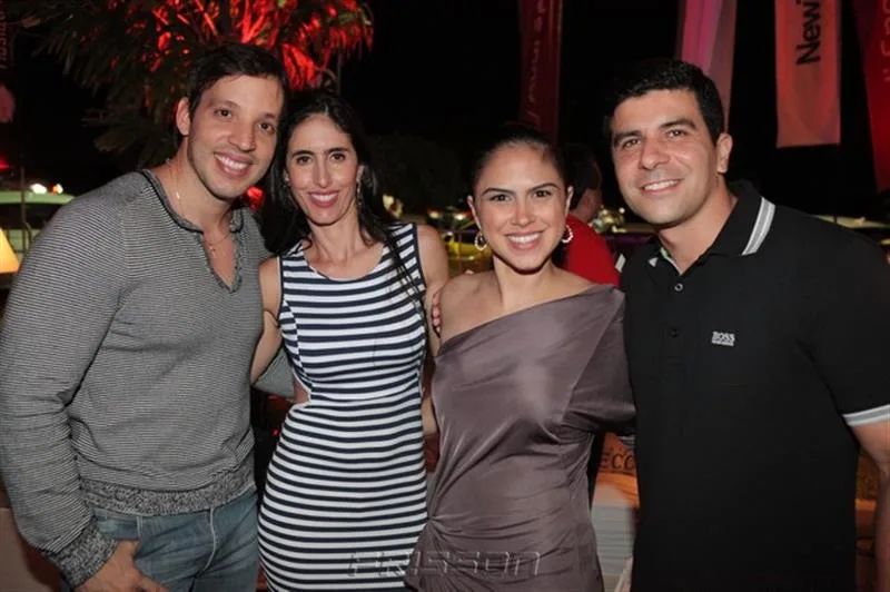 André Oliveira, Talita Bellotti, Claudia e Thiago Belo