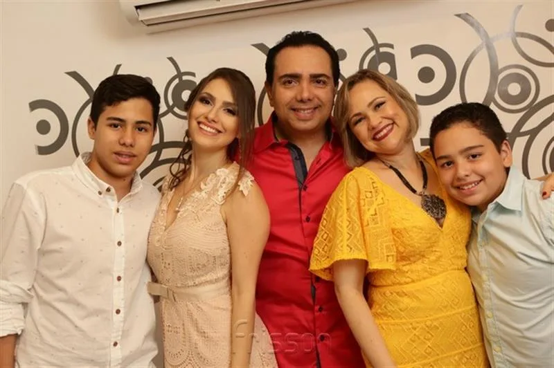 Carlos Henrique, Silvio Oliveira, Alana, Shirley e Atila