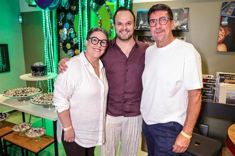 Ana Paula Rezende, Carlos José Pinheiro e Marcio Sobral