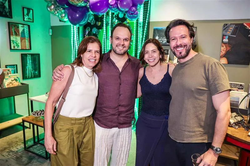 Claudia Salgado, Carlos José Pinheiro, Alessandra Brasileiro e Rafael Xerez