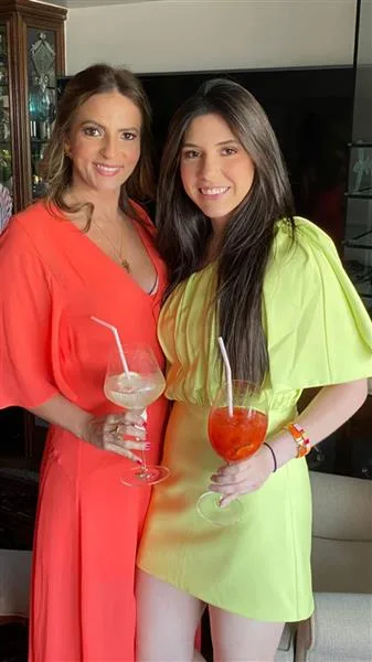 Michelle Aragão e Maria Eduarda Sales